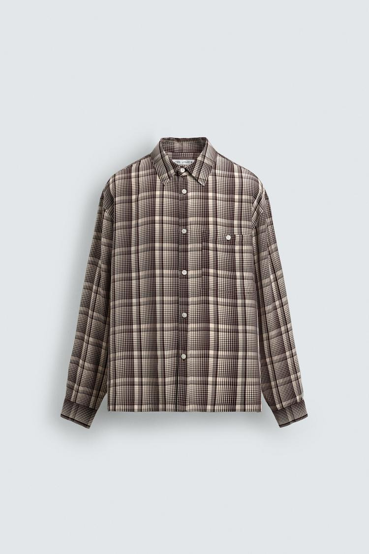 FLOWING CHECK SHIRT