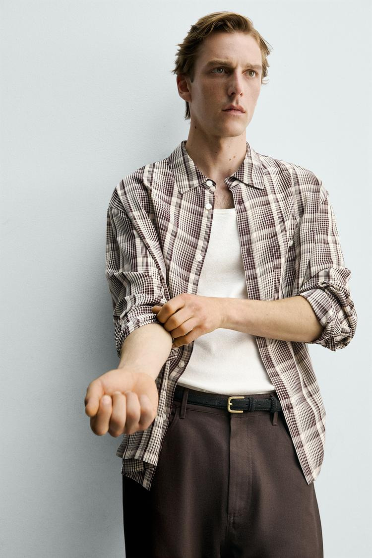 FLOWING CHECK SHIRT