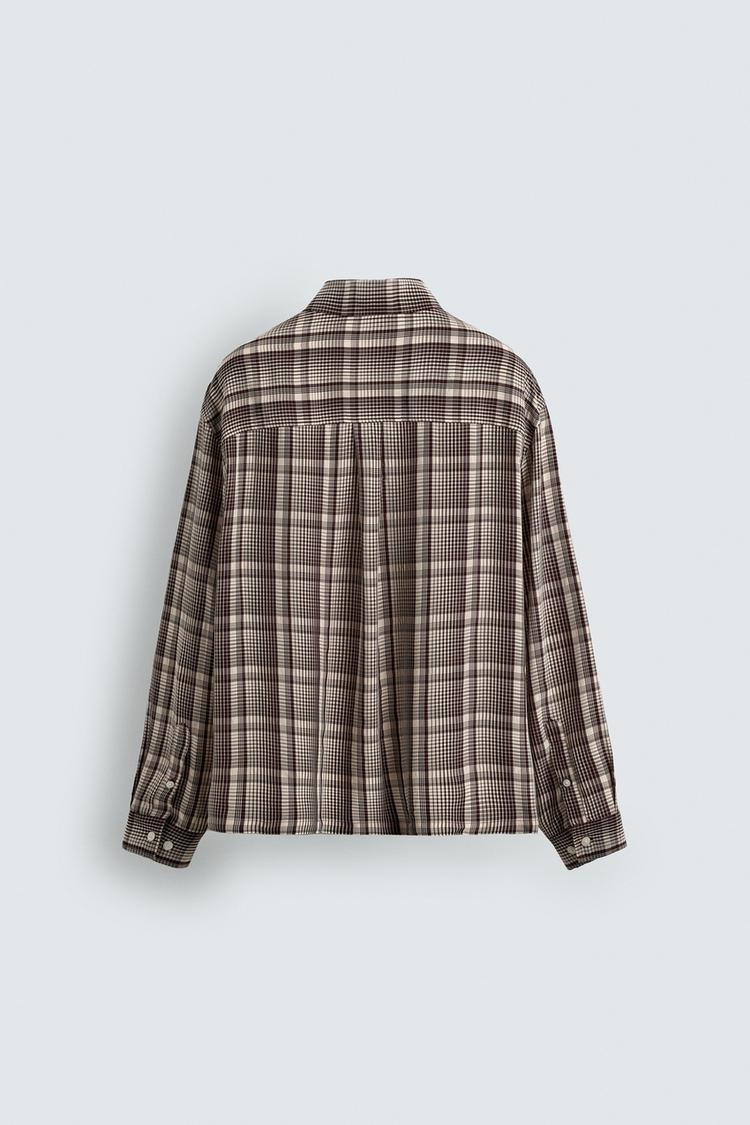 FLOWING CHECK SHIRT