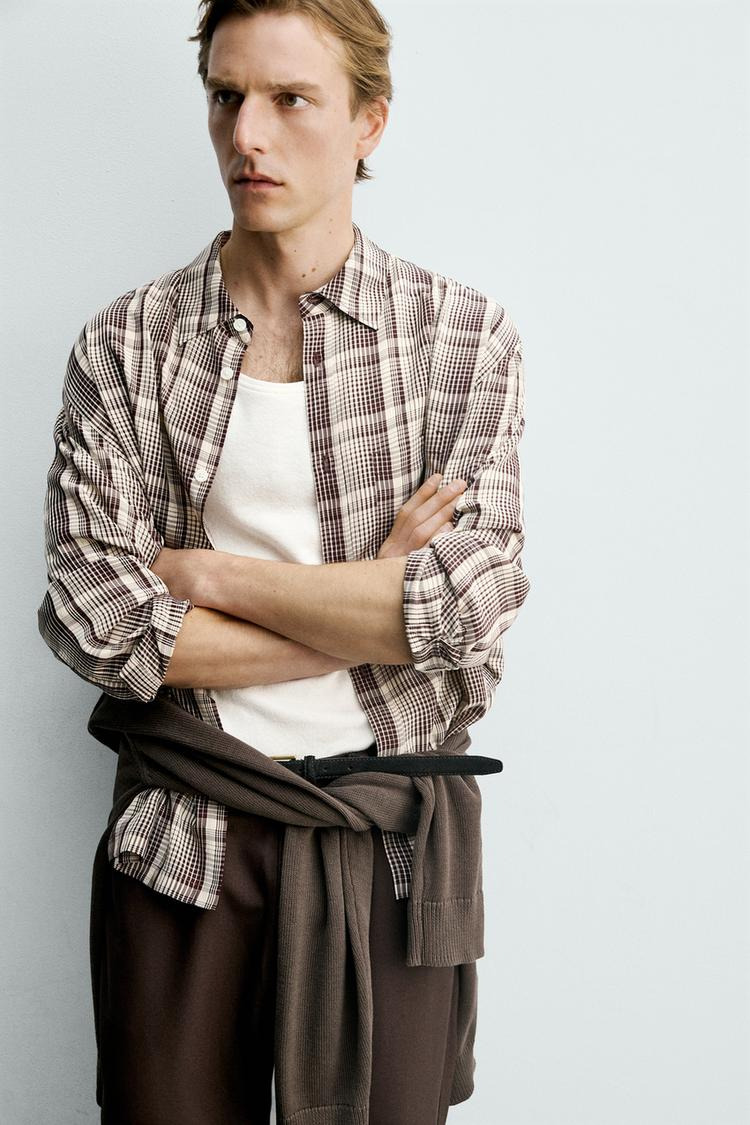 FLOWING CHECK SHIRT